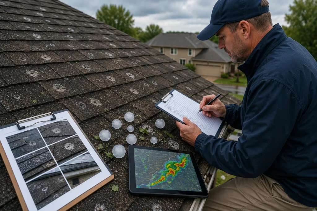 How to Identify Hail Damage by Roof Type 6