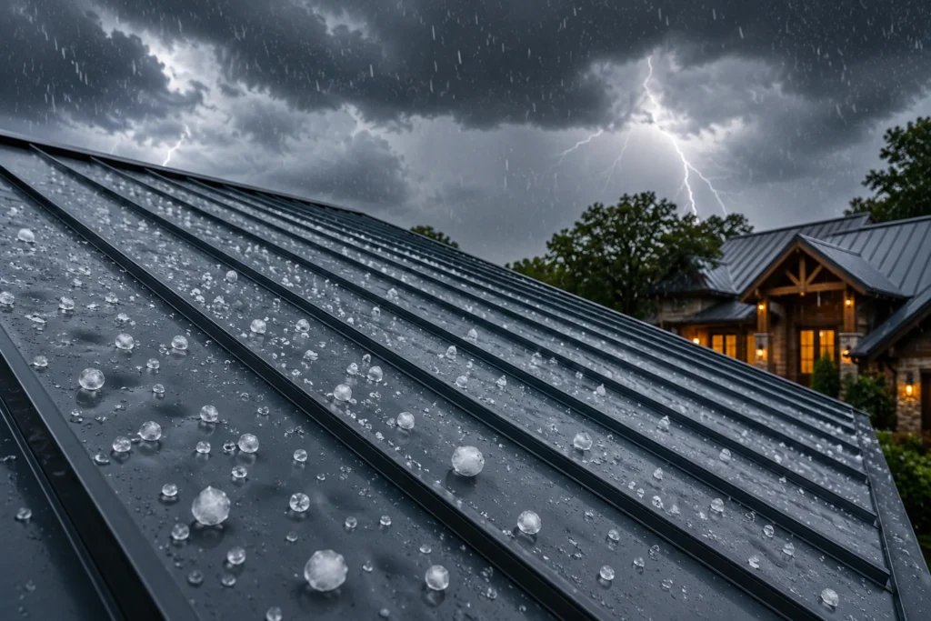Will Insurance Pay Hail Damage Metal Roof 3